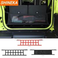 ราคา SHINEKA Stowing Tidying Black Trunk Box net trunk cargo net Organizer For suzuki Jimny 2019 2020 20 (46255678471)
