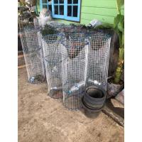 ราคา ลอบตาข่ายดักปลา ลอบตาข่าย Pvc หนา 1 มิลอย่างดี ปากลอบกว้าง 30 ซม. ยาว 93 ซม. งาตาข่ายนิ่มไม่ตึงปลาเข้าดี (28938793630)