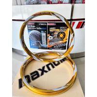 ราคา โล ล้อสายฟ้า สีทองอ่อน ล้อ AKRONT MAXNUM ขอบ1.40x17 ขอบ17 ของแต่งเวฟ ของแต่งดรีม ของแต่งโซนิค(1คู่) (42160420086)