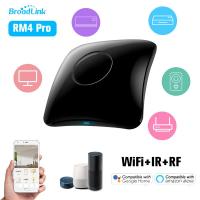 ราคา Broadlink RM4 Pro WiFi Smart Home Automation Universal รีโมทคอนโทรล WiFi + IR + RF สวิตช์ควบคุมแอปจับเวลาเข้ากันได้กับ Alexa Smart Home Automation (25823784690)