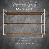 ราคา มีประกันสินค้า | ชั้นวางของติดผนัง 3 ชั้น ยาว 120 ซม. งานเหล็กสีขาว แผ่นไม้แท้สีโอ๊ค งานคุณภาพแบบวินเทจสไตล์ (16832854098)