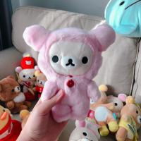 ราคา ตุ๊กตาโคริ ออริ ชุดฮู้ดสีชมพูถอดได้ งานออริ rilakkuma (5835482742)