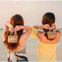 ราคา กระเป๋าสานกระจูด baby PICNIC (13256462325)