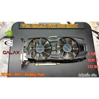 ราคา การ์ดจอ VGA GALAX GTX 1060 EXOC // 6GB // DDR5 // 192Bit Second Hand // สภาพสวย น่าใช้งาน (25255278841)