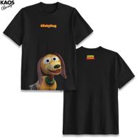 ราคา SLINKY DOG TOY STORY เสื้อยืดสีดํา UNISEX - เสื้อยืดรหัส BARENG (52406183190)