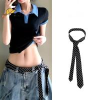 ราคา ประเทศไทย-เนคไทสไตล์เรโทรอเมริกัน สีดำ ผ้าทวิล เข็มขัด สำหรับผู้หญิง น่ารัก เท่ สไตล์ Y2K เครื่องประดับ (51154395282)