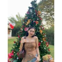 ราคา เกาะอกลายลูกไม้สีน้ำตาล (41601227779)