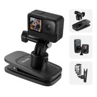 ราคา TELESIN Magnetic Bracket Mount Action Cam กระเป๋าเป้สะพายหลังอเนกประสงค์คลิป 360 dji action gopro insta 360 (40376421070)