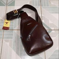 ราคา กระเป๋าสะพายคาดอก สีน้ำตาลเข้ม (5913936432)