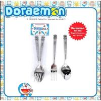 ราคา ช้อนส้อม โดเรม่อน ช้อนกินข้าว ช้อนส้อมสแตนเลส ช้อนลายการ์ตูน งานลิขสิทธ์แท้ ช้อนส้อมสวยงาม (57501886072)