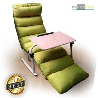 ราคา Mylazydesk โต๊ะวางโน๊ตบุ๊ค+เก้าอี้ญี่ปุ่น (แพคคู่H01-205cmสีเขียว+J01สีชมพู) (1137895408)