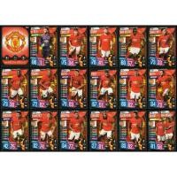 ราคา Match Attax 19/20 Manchester United Full Team Base Card Set 18 ใบ (9916801884)