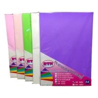 ราคา กระดาษการ์ดหอม RTN กระดาษทำปก 180 แกรม ต่อห่อ สุ่มสี (24905278194)