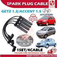 ราคา S2U NGK สายหัวเทียน Hyundai Getz 1.3 Accent 1.5 Tali Plug Wayar Kereta สายจุดระเบิด (44653624499)