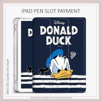 ราคา เคส ลายเป็ดโดนัลด์ พร้อมช่องใส่ปากกา สําหรับ ipad air 3 4 5 ipad 2022 gen10 pro 11 10.2 gen 7 8 9 ipad mini 1 2 3 4 5 6a16 air M3 (20785678250)