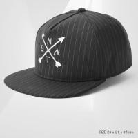 ราคา หมวกแก๊ปทรง Snapback : สีดำ (1060826417)