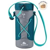 ราคา Decathlon ดีแคทลอน กระเป๋าเก็บอุณหภูมิสำหรับขวดน้ำเดินป่าขนาด 0.75 ถึง 1 ลิตร (สีเทา/ฟ้า) (26718943078)