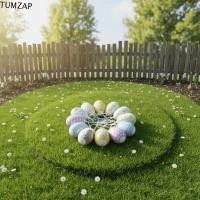 ราคา TUMZAP 12PCS ตกแต่งไข่อีสเตอร์,ตกแต่งฉาก Happy Easter Party บรรยากาศ, ฉากจัดไข่พลาสติกไข่อีสเตอร์ไข่จี้ห้องนั่งเล่นที่บ้าน (53355647554)