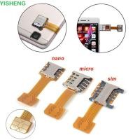 ราคา YISHENG เครื่องอ่านการ์ด SD Hybrid Double Dual-Sim Nano Sim Extension Extension Adapter อะแดปเตอร์การ์ด Micro SD (55205773495)