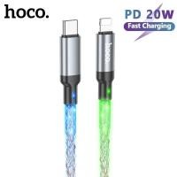 ราคา Hoco สายชาร์จเร็ว 20W PD ของแท้ U112 เรืองแสง Led หลากสี สวยสุดๆ หรูหราเนียน คุณภาพสูง ยาว 1M - BH 12T (43213493313)