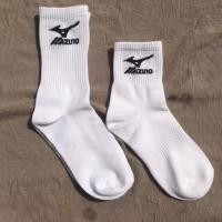 ราคา MIZUNO คอมโบ 10คู่ของ มิซูโน่ ถุงเท้ากีฬาคอปกสูงหลวมถักยืดผ้าฝ้ายดูดซับเหงื่อระบายอากาศสีขาวและสีดํา (47900444335)