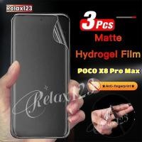 ราคา สําหรับ POCO X8 Pro 5G 1-3Pcs Matte Hydrogel ฟิล์มสําหรับ XiaoMi Poco X8 Pro Max POCO X8Pro Max PocoX8 Pro Max X8POCO 5G 2026 Frosted Screen Protector ไม่ใช่แก้ว (51156157484)