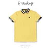 ราคา เสื้อโปโลมีสไตล์แบรนด์ Temmakoji (เทมมะโกจิ) สีเหลืองอ่อน (1298087780)