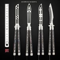 ราคา Armed Shark Viper Balisong เหล็กกล้าไร้สนิม มีดบาลิซอง มีดผีเสื้อ มีดควง มีดซ้อม สำหรับซ้อมควง ไม่มีใบมีดใดปลอดภัย (20394179209)