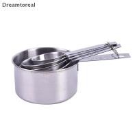 ราคา [ดีเอ็มที] สแตนเลสถ้วยตวงและช้อนชุดครัวเบเกอรี่ แกดเจ็ต เครื่องมือ (52106745131)