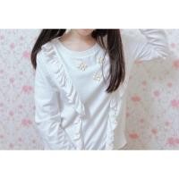 ราคา เสื้อแขนยาว สีขาว CC double O ของแท้ % (6931985907)