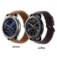 ราคา สายหนังแท้สำหรับ Samsung Gear S3 Frontier / Classic Smart Watch (1818565022)