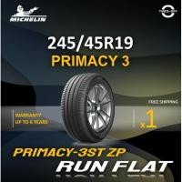 ราคา Michelin PRIMACY 3 ZP RUN FLAT 245/45R19 ยางใหม่ ผลิตปี2025 ราคาต่อ1เส้น ยางรันแฟลต ขอบ19 แถมจุ๊บลมยางต่อ1เส้น (58052904988)