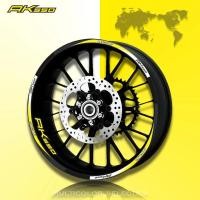 ราคา Hot sell Motorcycle front&Rear Edge Outer Rim Sticker 15inch Wheel Reflective waterproof Decals For (57202306361)