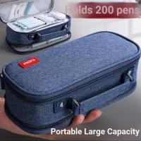 ราคา ญี่ปุ่นขนาดใหญ่-ความจุกรณีดินสอขนาดใหญ่-ความจุสองชั้นกรณีดินสออินสไตล์สีธรรมดากรณีดินสอกรณีดินสอเกาหลีถุงเครื่องเขียนกรณีดินสอสร้างสรรค์สีทึบกรณีดินสอผู (29588995267)