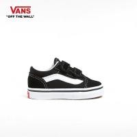 ราคา 2024 VANS OLD SKOOL V-BLACK รองเท้าเด็ก ผู้ชาย ผู้หญิง (28022972117)