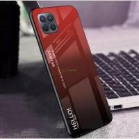 ราคา [ พร้อมส่ง ] Case Samsung galaxy A22 5G เคสกระจก เคสกันกระแทก เคสกระจกไล่สี ขอบนิ่ม Samsung galaxy A22 5g เคสกระจกสองสี (10149800792)
