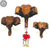 ราคา ช้างแกะสลักไทย เครื่องประดับแกะสลักไม้ ของที่ระลึกท่องเที่ยว ของตกแต่งบ้านมงคลช้าง AIMJ (25032457689)