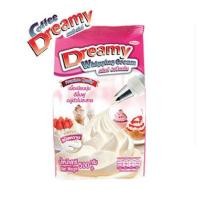 ราคา ดรีมมี่ วิปปิ้งครีม ชนิดหวาน 500 ก. (Dreamy Whipping Cream,สีชมพู ,สูตรหวาน ,วิปปิ้งครีมหวาน ,เครปเย็น ,วิปปิ้งครีม (27426719771)