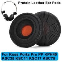 ราคา 1 คู่เปลี่ยนโปรตีนหนังหูฟังสําหรับ Koss Porta Pro PP/KPH40/KSC35/KSC11/KSC17/KSC75 หูฟังเบาะ Breathable ชุดหูฟัง Earmuff หูเบาะ (41676252961)