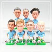 ราคา ***สินค้าพร้อมส่ง***โมเดลนักฟุตบอลรวมชุดแมนซิตี้ (สูง 6.5 ซม.) Soccerwe Model ตุ๊กตานักบอล นักเตะ โมเดลนักเตะ ของเล่น (5931638354)