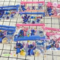 ราคา กระเป๋าใส่ดินสอ Stitch มี2สี ชมพูและฟ้า คละลาย ขนาด a6 ซิปรูดง่าย (41002889022)