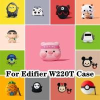 ราคา พร้อมส่ง! นําไปใช้กับ Edifier W220T เคส Case เคสหูฟัง การ์ตูนน่ารักคู่ ซิลิโคนนุ่ม เคส เคสหูฟัง (23675498945)