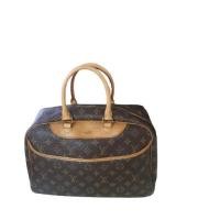 ราคา กระเป๋าถือหลุยส์มือสอง ของแท้ Louis Vuitton Trouville Tote Bag PM Monogram Canvas (3054902887)