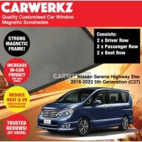 ราคา ม่านบังแดดแม่เหล็กหน้าต่างแบบกําหนดเองสําหรับ Nissan Serena Highway Star 2016-2022 5th Generation (C27) ญี่ปุ่น MPV (29077216518)