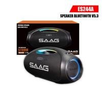 ราคา ลำโพงบลูทูธ SAAG รุ่น STORM (ES244A) SPEAKER BLUETOOTH RGB (BLACK) (23961842931)