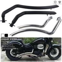 ราคา 2-Into-2 Full Exhaust System Muffler Fit For Honda Shadow VT750 Spirit 750 Phantom VT750C VT750C2 V (51904151909)