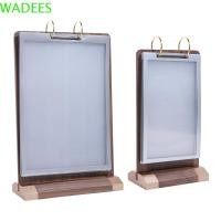 ราคา WADEES Ads ขาตั้งจอแสดงผล,ผู้ถือไม้หลายหน้าเมนูผู้ถือบัตร,A4/A5/A6 ป้ายผู้ถือขาตั้งสําหรับบาร์ร้านอาหารธุรกิจการ์ด (56706627309)