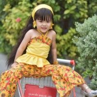 ราคา ชุดลายดอเด็ก ชุดย้อนยุกต์ ชุดทองกวาวเด็ก (6215626174)