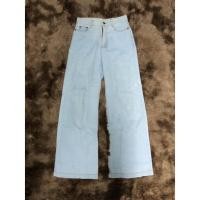 ราคา กางเกงยีนส์ ป้ายlook trend เอวสูง ขายาว ขาบาน ขาม้า มีตำหนิ (13076778629)