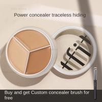 ราคา TFITTri-Color CONCEALER Cover Spots Dark Circles Under Eyes Acne Marks Facial CONCEALER Palette (28539591554)